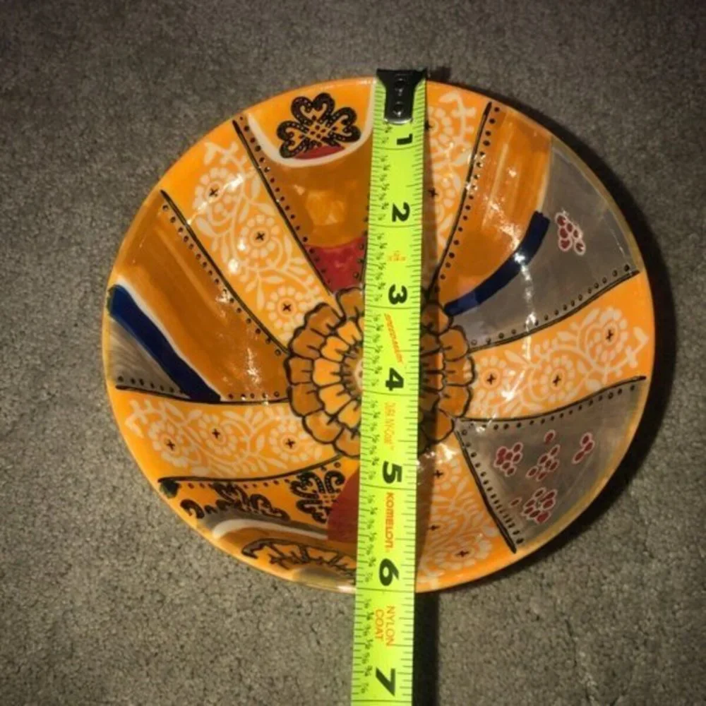 Anthropologie Soup Cereal Rice Bowl Multi Colored‎ cottage core